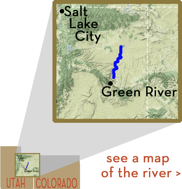 Map of the Green River