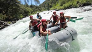 yosemite rafting on the Tuolumne River in California, India Rapid