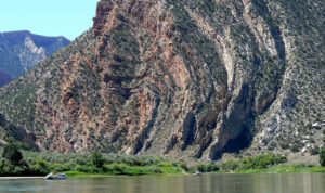 Approaching Mitten Fault in Dinosaur National Monument