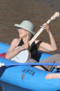 Laurie Lewis takes her banjo everywhere