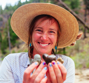 ARTA guide Kelley Pascoe shares her heart-shaped rocks