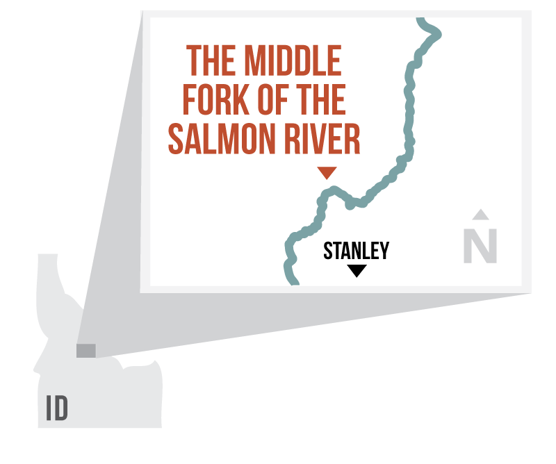 Map of the Salmon River