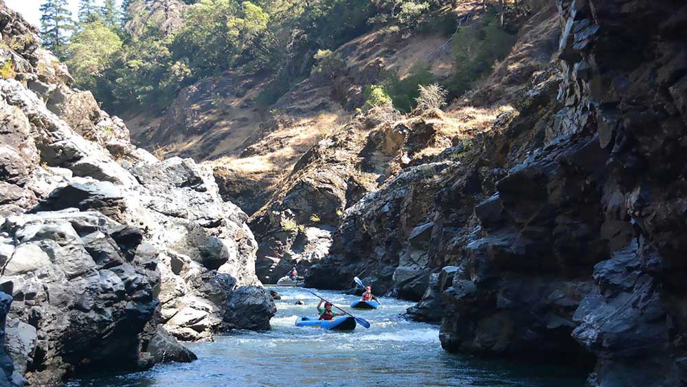 The legendary Mule Creek Canyon on the Rogue River in Oregon with ARTA river trips