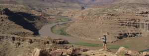 Hiking along the Green River in Desolation Canyon