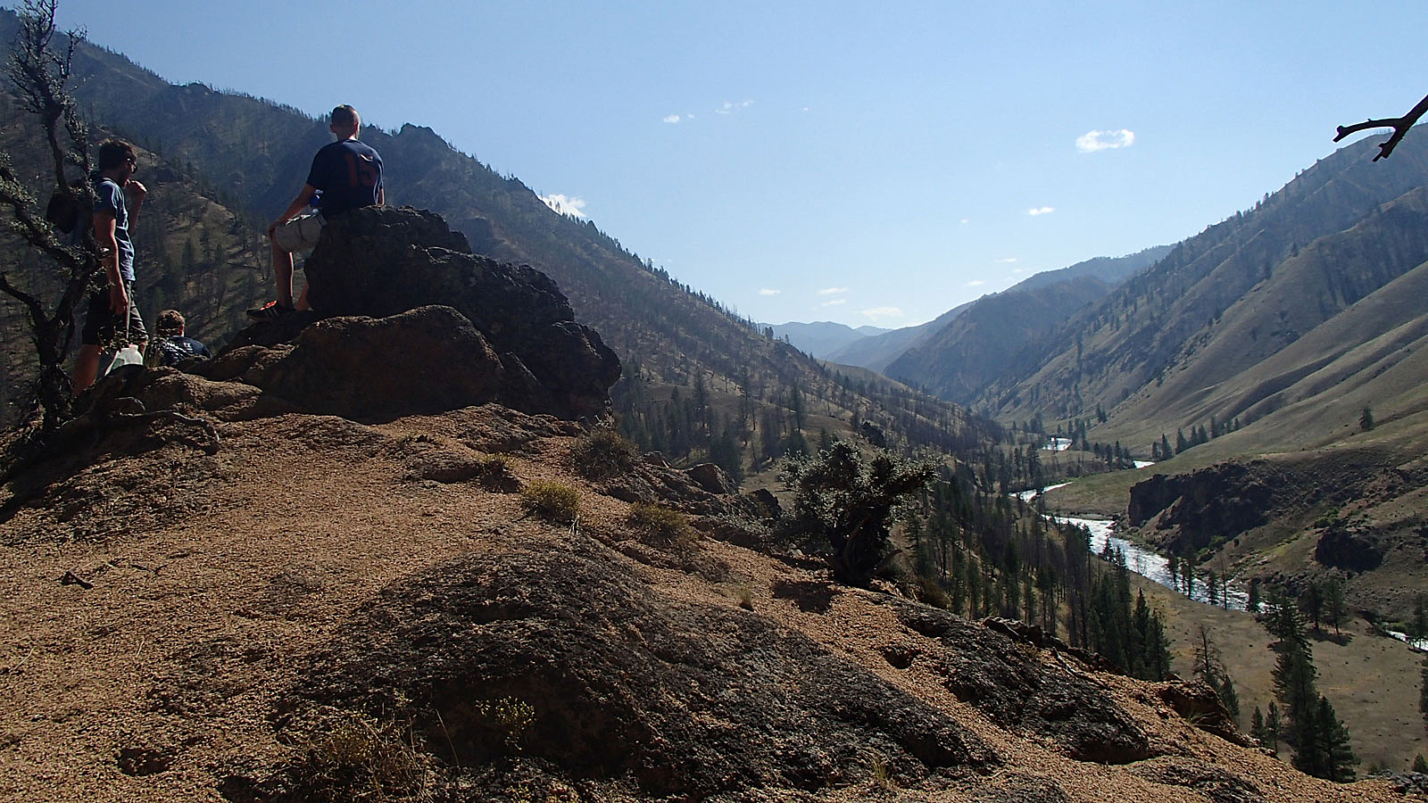 Overlooking the Middle Fork of the Salmon River in Idaho