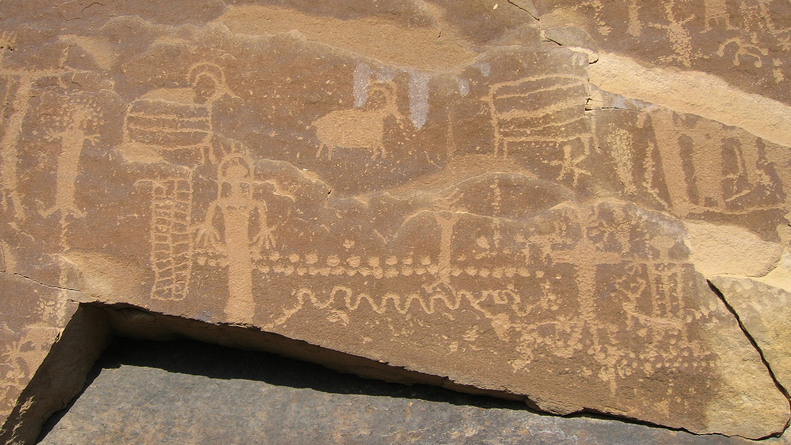 Pictographs on the Green River in Desolation Canyon