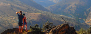 Hiking above the Middle Fork of the Salmon River in Idaho