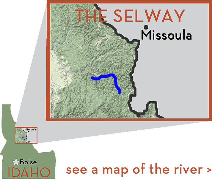 Map of the Selway River